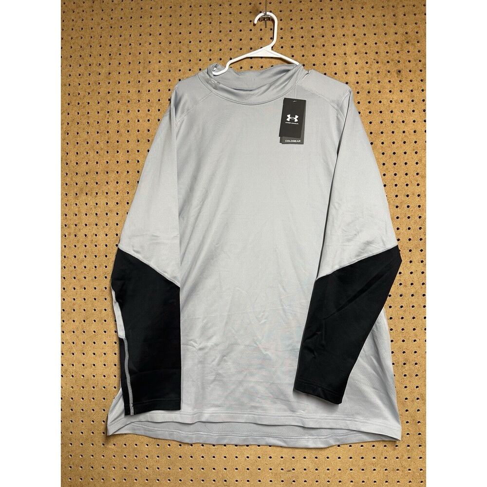 Under Armour Men's 4XL ColdGear Armour Compression Mock Shirt 1368026-011 Black